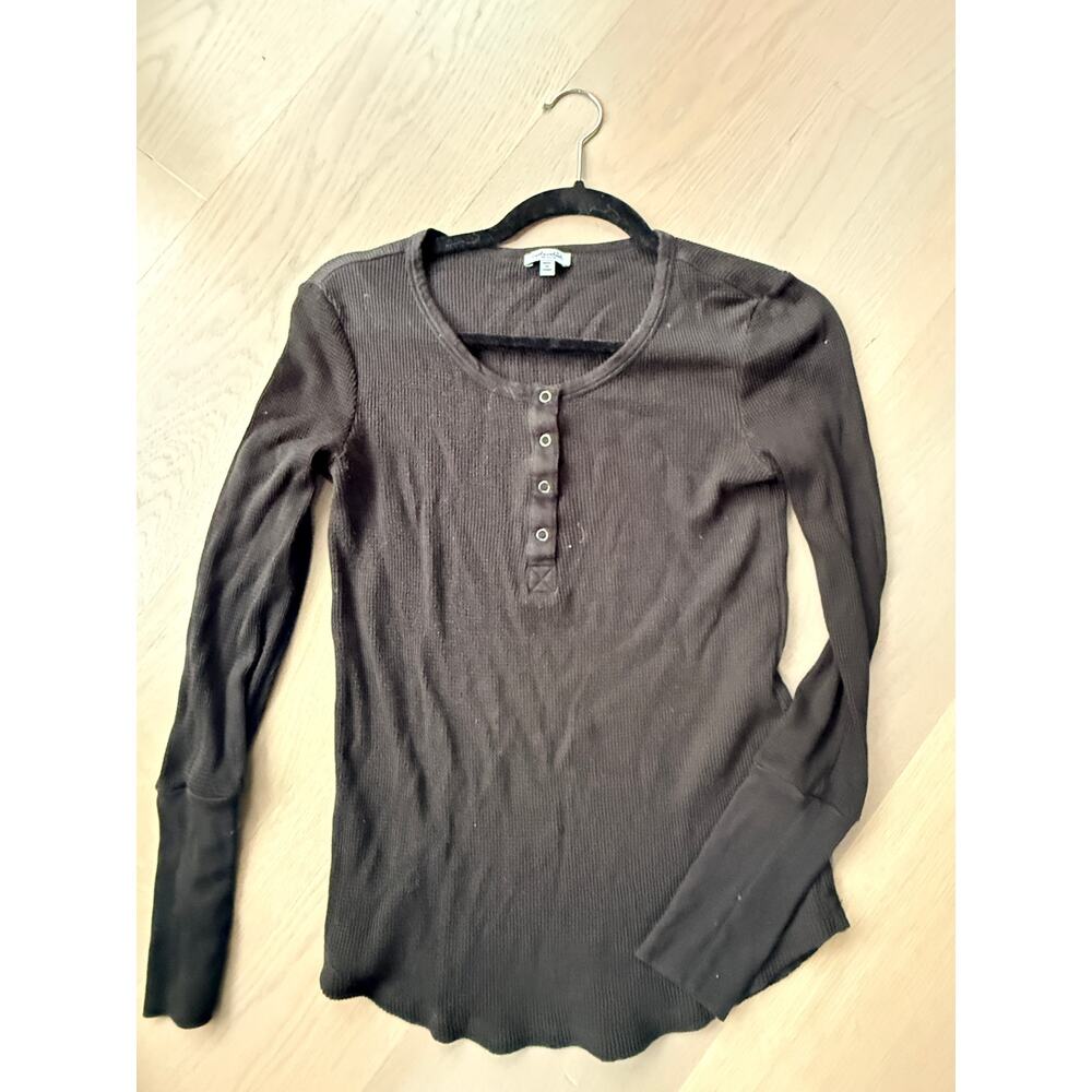 SPLENDID Thermal Forever Henley Black